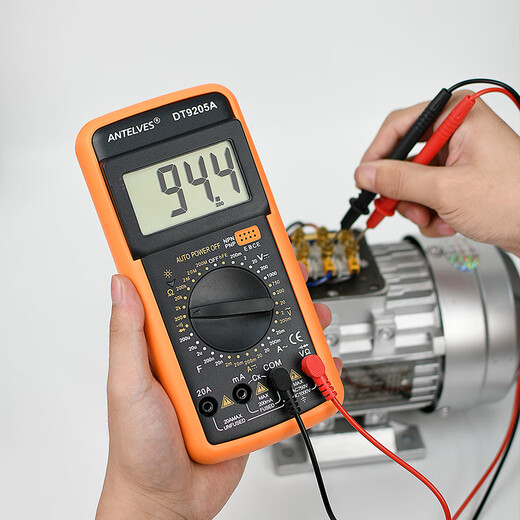 
XMSJ customized DT9205A multimeter digital high-precision intelligent anti-burn multifunctional electronic digital display and measuring meter maintenance DT9205A standard (including host meter pen/battery)