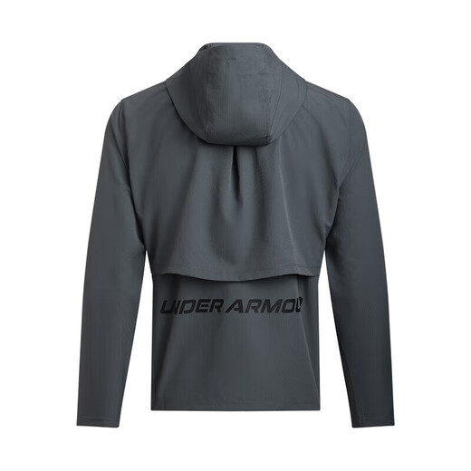 安德玛（UNDERARMOUR）Storm男子连帽跑步运动夹克1376795 犀牛灰026 L