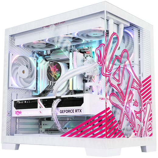 Colorful sea view room E-sports game design office computer host desktop assembly machine Customized upgrade (contact customer service before placing an order) 50 Single shot will not be shipped Customized model Please contact customer service before placing an order