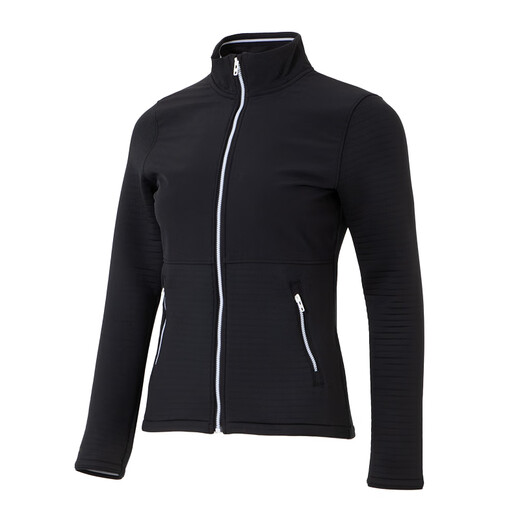 安德玛（UNDERARMOUR）UA女装 运动服跑步健身训练外套立领休闲夹克时尚潮流女士上衣 1380130-001 XS