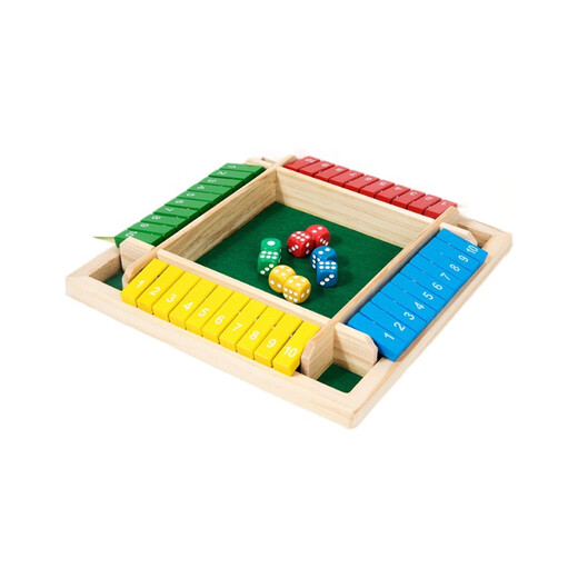 Close Box Master Digital Flop Kinderspielzeug vierseitig Brettspiel-Trinkspiele Requisiten Party Casual Funnnier Schubladen Aufbewahrung Digital Flop 640 Gramm