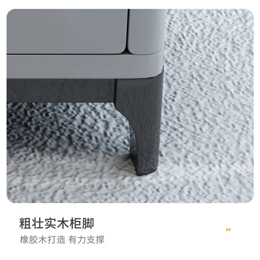 Ziwu Tea Table TV -Schrank Kombination Einfacher, einverrückter Dicke Slab Storage Tea Table TV -Schrank 801# Single Pull TV -Schrank
