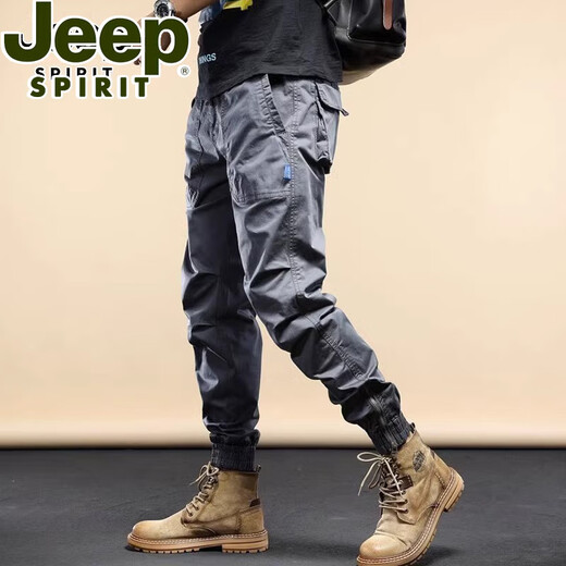 Jeep (Jeep) рабочие штаны весна и летние спортивные спортивные брюки на открытом воздухе.