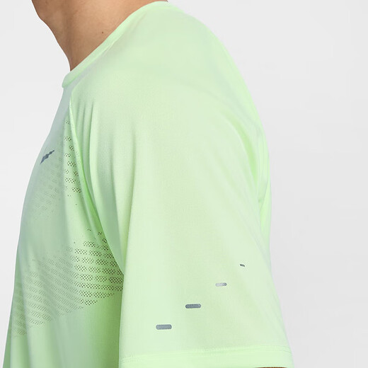 耐克（NIKE）短袖T恤男士2025夏季新款运动服透气跑步训练健身上衣半袖 速干HV5204-701微黄绿 L /175/推荐130-150斤