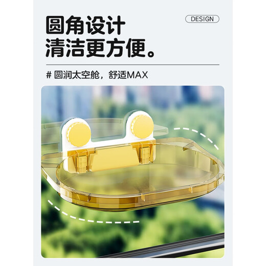 Cat Hammock Cat Climbing Frame Panoramic Window Cat Nest Pet Cat Shelf Suction Cup Hanging Bed Glass Suspension Sunbathing Cream Yellow - Luxury Style + Plush Mat + Cat Scratching Nest