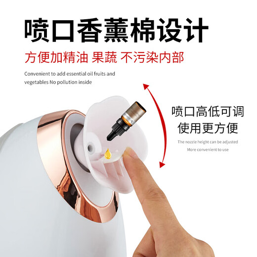 Mofantu facial steamer nano spray hydrating artifact facial open pores hot spray household facial steamer moisturizing 904 red single hot spray