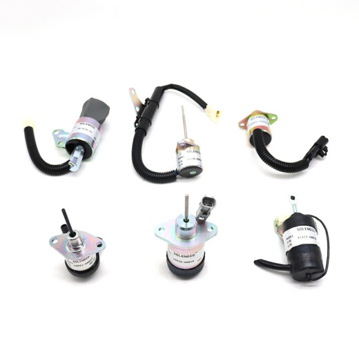 Adecuado para Kubota Bobcat Harvester Excavator Exttining Distin-Off-Off Off Valve Solenoid Válvula personalizada 1G528-60010