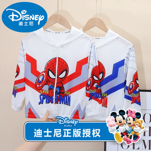 Disney Children's Sun Protection Clothing Thin Girls Elsa Cartoon Ice Silk 2025 New Breathable Sun Protection Clothing Casual Spring and Summer Brand Kuromi Sun Protection Clothing Purple 110 Recommended Height 110-115cm