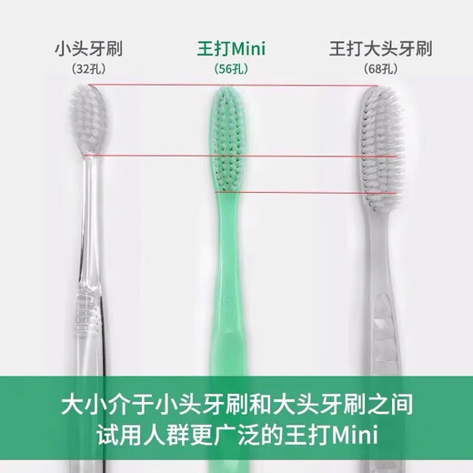 
Wang Da Korean Dr. Bai Wang Da 688 Big Head Soft Brush Extended Large Brush Head for Adult Men and Women Original Import Mini Model 3 - 4 Real Hair [Brush Head Slightly Short]