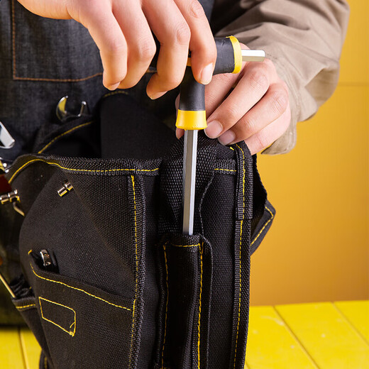 Deli Electrician's Special Canvas Bag Installation Electrician's Bag Hardware Tools Wear-Resistant Thickened Shoulder Messenger Bag DL-P6