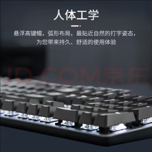 罗技（Logitech） K845有线游戏机械键盘104键DIY彩色键帽 电竞键盘吃鸡 背光金属面板 K845茶轴-库洛米