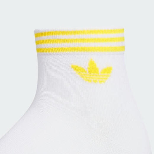 阿迪达斯 （adidas）Originals三叶草2025年男女ORI TREF ANK 3P袜子 KA9277 XS