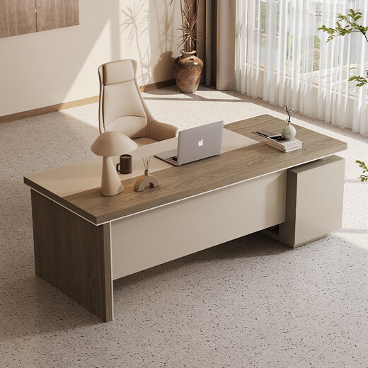 Shuxuan (SHUXUAN) desk boss desk office modern simple office furniture single executive desk president manager supervisor desk