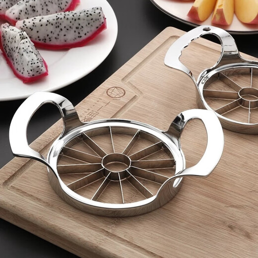 Vinoa multifunctional stainless steel Sydney apple slicer and divider, household fruit cutting and corer quick cutter, stainless steel material + eight blades + special core knife, limited time sale, kitchen, easy to cut anything.