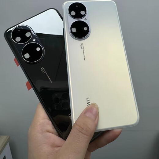 XSuitable for Huawei P50 original back cover p50pro original glass back shell p50E mobile phone battery cover shell P50P50E radiant gold black original back cover