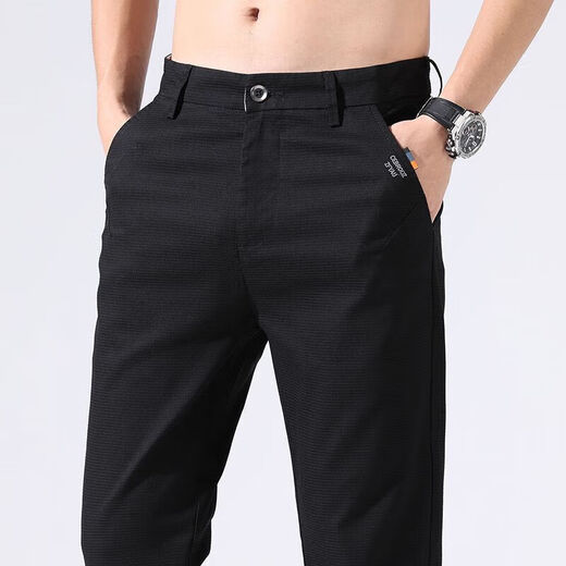 丨Lilang丨[Brand code breaks and picks up bargains] New men's casual pants summer thin ice silk pants loose and versatile straight pants 2023 light gray (653)2024 28 (waist circumference 2 feet 1)