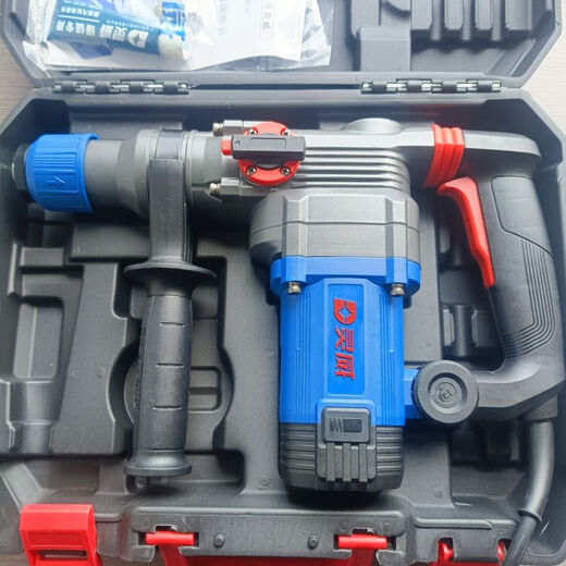 Lingwei D Lingwei Martillo eléctrico 0302 Pick eléctrica 530 Alta potencia de concreto Multifuncional Impacto industrial Drill 6630 Pick de martillo de doble propósito 6630 Martillo de doble propósito de doble propósito 1 pico 2 2