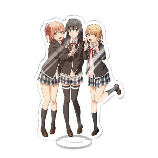 Meine Jugend -Liebesgeschichte ist in der Tat ein Problem Yukinoshita Yukino Binärer Acrylstudent Stand Card Ornament Mein Jugendgeschichte Stil 677