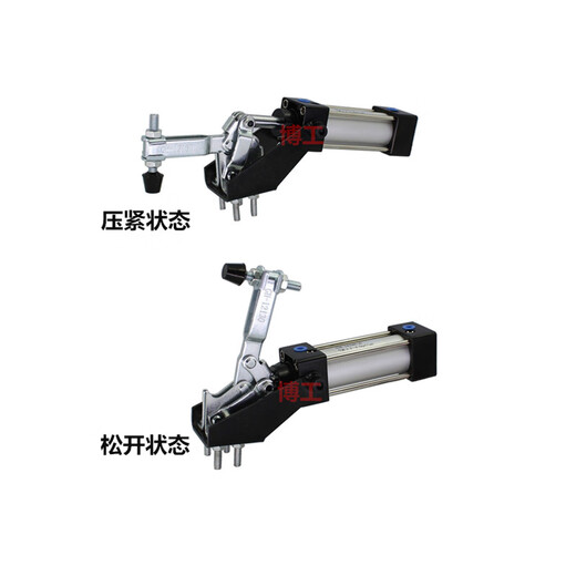 仰冠气缸夹紧器 气动夹快速夹钳GH 10101A 12050A 12130A 12265A MC04-4LA