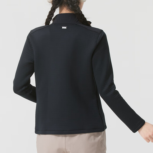 安德玛（UNDERARMOUR）UA女装 运动服跑步健身训练外套立领休闲夹克时尚潮流女士上衣 1380130-001 XS