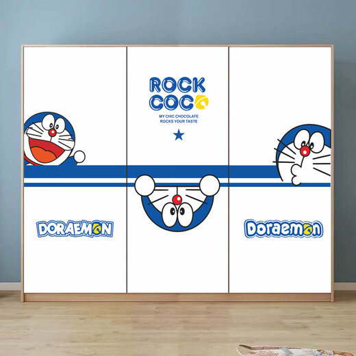 Doraemon детская спальня наклейки на дверь