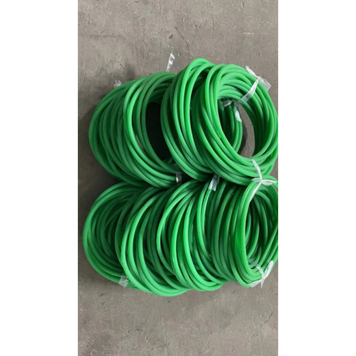 Xmsjo nahtloser Glasfaser -Temperaturofengürtel integrierter Formpolyurethan PU -Rundgurt 8 mm anpassbarer Kerndurchmesser 8mm * Umfang 695 mm