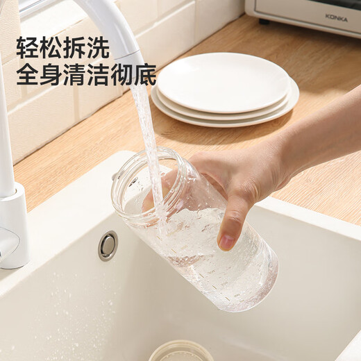 Meliya glass oil pot for kitchen household food-grade anti-leak spout without oil hanging high borosilicate oil pouring bottle large capacity