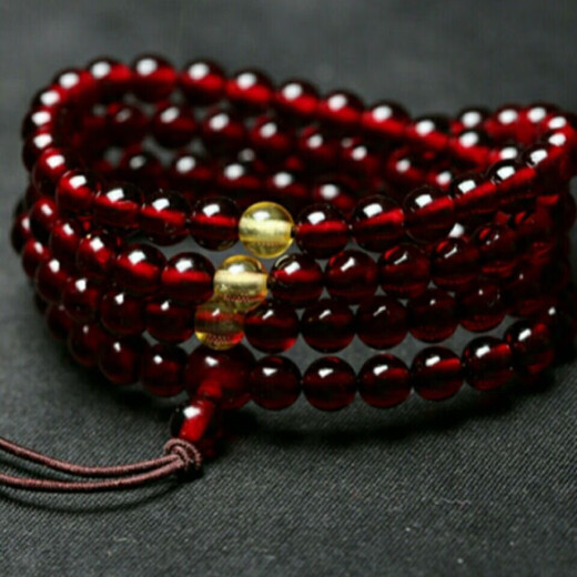 DRJEFUN amber bracelet for men and women, 108 Baltic blood amber fidelity beads, new style with certificate, selected 12MM, 108 pieces, gift certificate, 1 carat