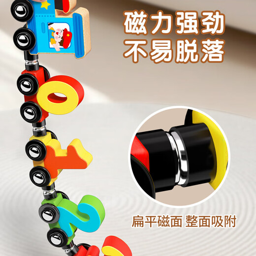 Rich votre maison allemand de qualité magnétique Train numérique Toys Blocs de construction magnétique pour enfants 3 à 6 ans