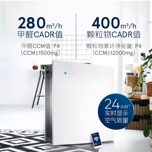 BLUEAIR Suède 480iif Purificateur d'air Formaldéhyde PM25 Haze Clean Collection Sn9737 480if
