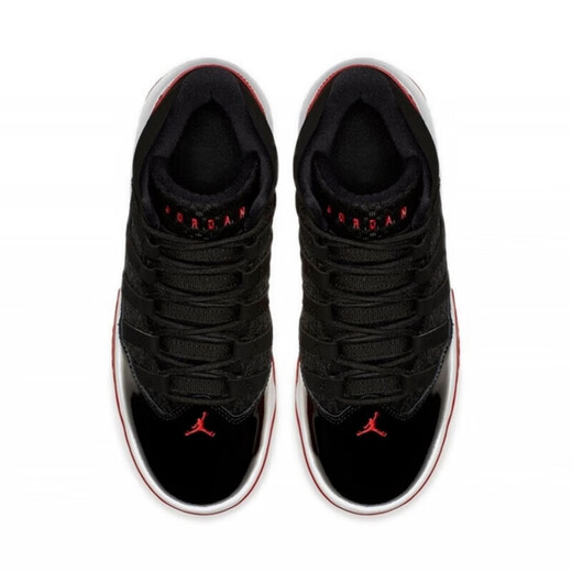 耐克（NIKE）女鞋春季Air Jordan大童鞋Max Aura 小康扣休闲缓震篮球鞋运动 AQ9214-006黑红 35.5