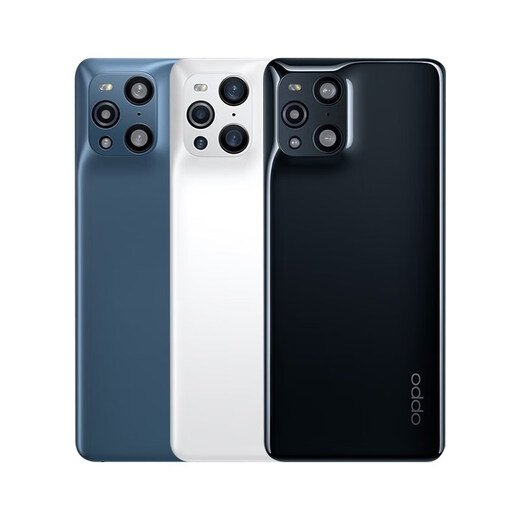I Suitable for OPPO Findx3pro original back cover findx5 mobile phone ceramic back shell x3/pro shell rear screen Findx3/x3pro-Ningbai original back cover strap