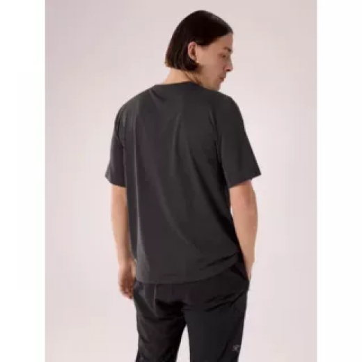 Archaeopteryx (Arc'teryx) Correo directo Cormac Men's Cormac Round Sun Protección Sol Sipada rápida Camiseta de manga larga/manga corta Bájaro negro Black X9719 XL