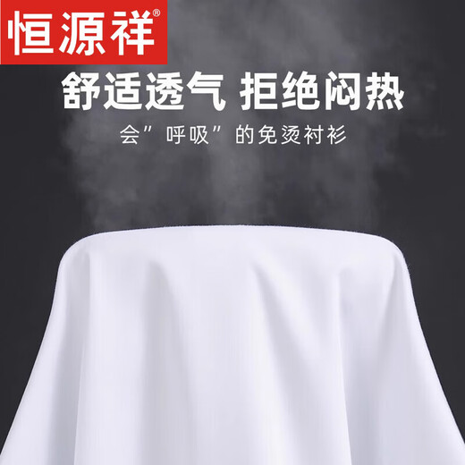Hengyuanxiang Feste Farbe Baumwolle langärmeliges Hemd Herren Frühling und Herbst Dünne Business Casual Feste Farben kostenlos bügeln und spiegelloses weißes Hemd Dad Anzug 6629 [Blau versteckt] Langarme [mit Taschen] 38 [Vorgeschlagen 100-120 Jin [Jin gleich 0,5 kg]]