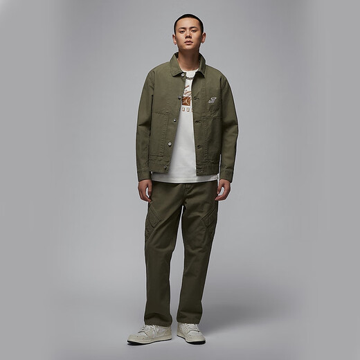 Nike (Nike) Ropa para hombres Nuevo solapa de color sólido Sports y chaqueta de chaqueta de camisa casual HM3881-222 HM3881-222 L