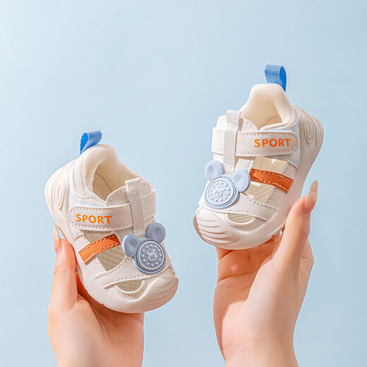 Keno Kinderschuhe Herren- und Mädchen Sandalen Baby Kleinkinder Baby Kleinkinder Baby Kleinkinder Baby Kleinkinderschuhe atmungsaktive Funktionsschuhe K1212 Blau [Sommer Hollow] 18 innere Länge 13,3 Fuß Länge ca. 12,4-12.8