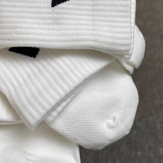 阿迪达斯 （adidas）袜子男女袜户外运动跑步袜透气篮球袜休闲毛巾袜高筒袜 JC9272  S 【35-38码】