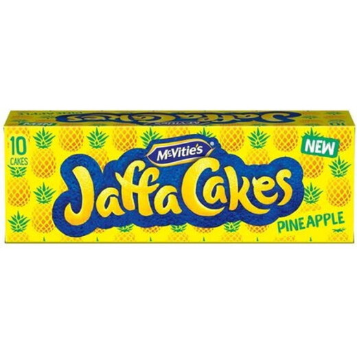 英国Jaffa Cakes Cake橙子/菠萝蛋糕Orange/Pineapple/Cranberry 樱桃味10片