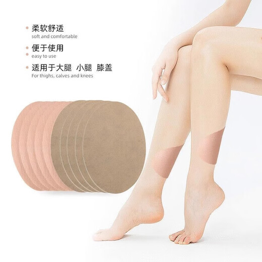 Inner thigh anti-wear patch for men and women, anti-friction fat man's leg guard, fat man's invisible anti-wear artifact, leg-grinding foot patch, anti-wear patch-8 pack-skin color
