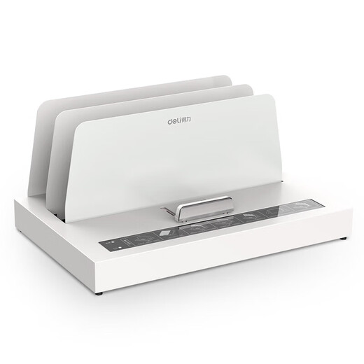 Costine Deli hot melt binding machine fully automatic small hot melt bidding glue installation financial book binding machine no need to punch documents bid contract envelope binding 3882 [New upgradeable 500 pages of binding]