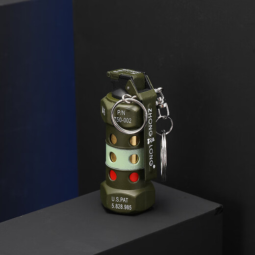军事发烧友收藏M25震撼战术手蕾模型创意充气防风稀奇古怪打火机 825绿 1支