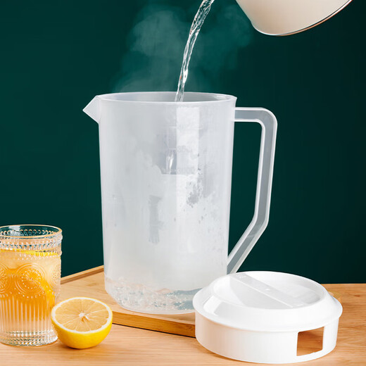Shangce plastic cold kettle large capacity with graduated measuring cup household cool boiled water lemonade teapot cold kettle cold kettle 5000ml