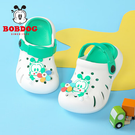 Babudou children's shoes boys' shoes 2025 new summer indoor baby sandals children's hole shoes girls' slippers rose pink 19 190mm suitable for foot length 18cm