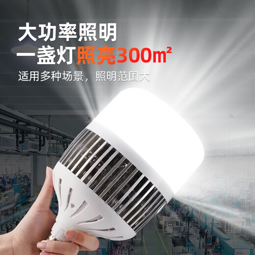 The most beautiful LED light bulb energy-saving lamp white light super bright high-power indoor lighting factory e27 screw bulb type 65-white light E27 screw