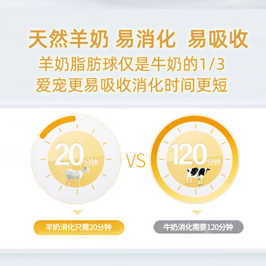 Jingqi Dog Special Goat Milk Powder 400g Newborn Puppies Adult Dogs Elderly Dogs Milk Dogs Lactation Pet Nutritional Supplement