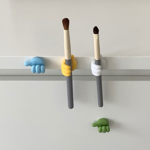 Mozhou Creative Thumb Data Cable Storage Fixed Adhesive Hook Wire Coach Multifinectional Punch-Free Couleur complète 20 Crochet de pouce aléatoire
