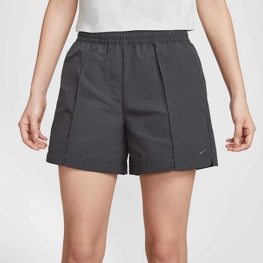 
Nike Women's Pants 2025 Summer New Sports and Casual Breathable Comfortable Elastic Woven Shorts FV6623 Dark Gray FV6623-060 S