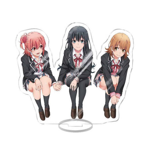 Meine Jugend -Liebesgeschichte ist in der Tat ein Problem Yukinoshita Yukino Binärer Acrylstudent Stand Card Ornament Mein Jugendgeschichte Stil 677
