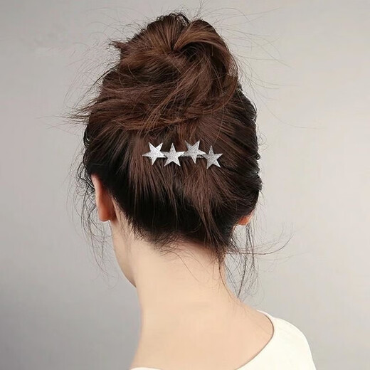Geeignet für Kopfbedeckungen mit kleinem Haarvolumen, oberer Clip auf dem Hinterkopf, eleganter Dame Kopfbedeckung, halbgebundener Haarclip, süße Blätterclips
