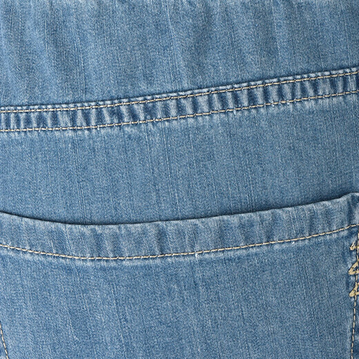 Ermenegildo Zegna/Männer lässig Tether Stretch Cotton Denim Shorts VS795Z538 Blau 46